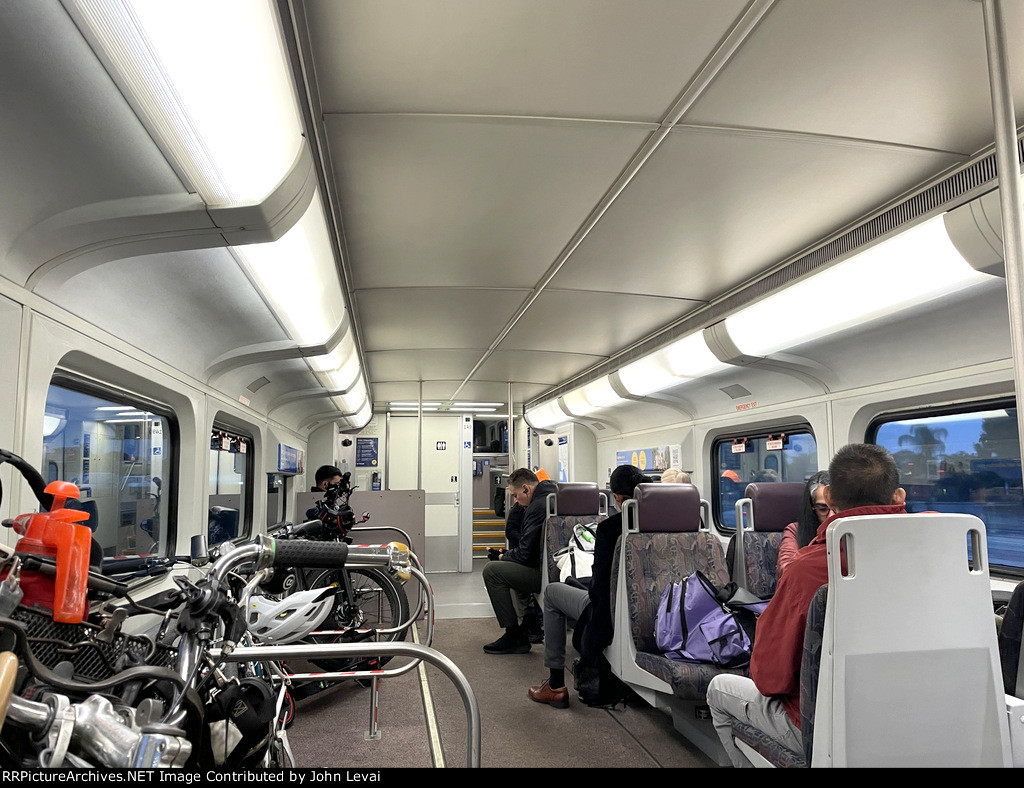 Interior of Metrolink Cars 